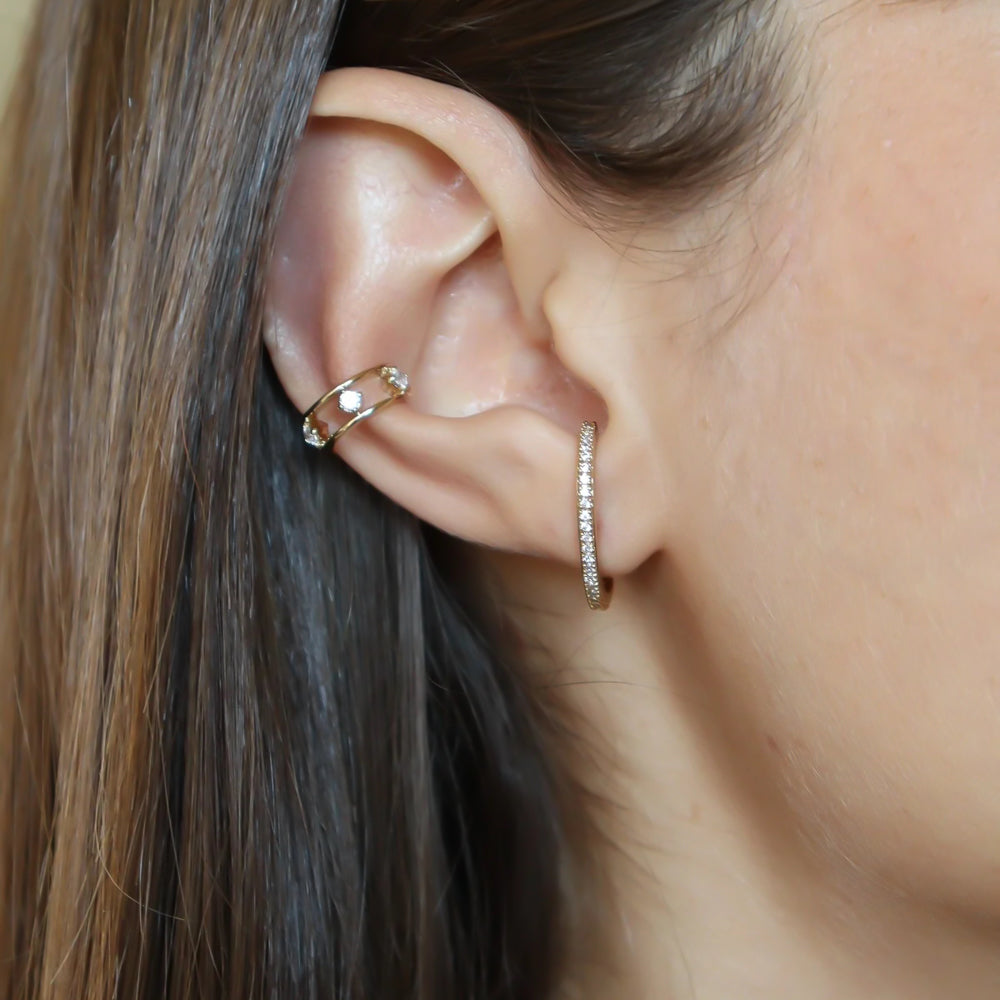 Halbmond Ohrstecker Celine