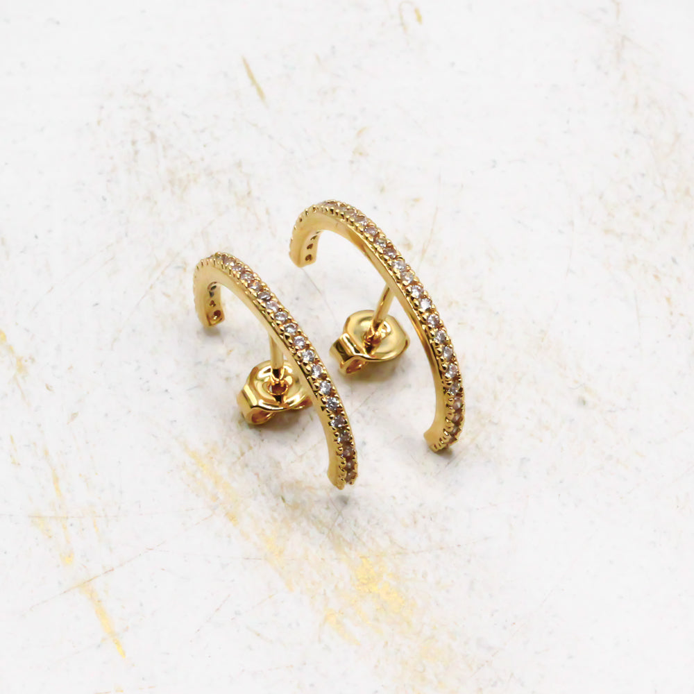 Halbmond Ohrstecker Celine