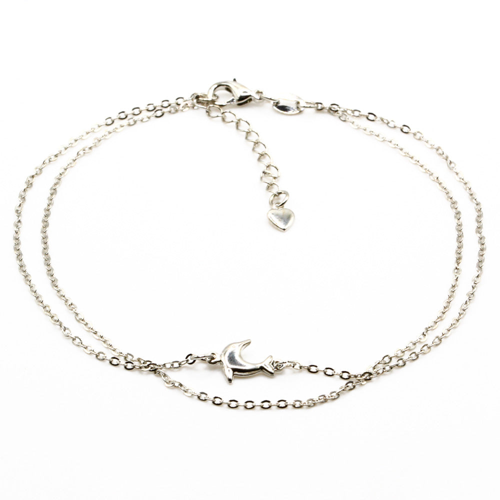 Doppelte Fußkette Delfin
