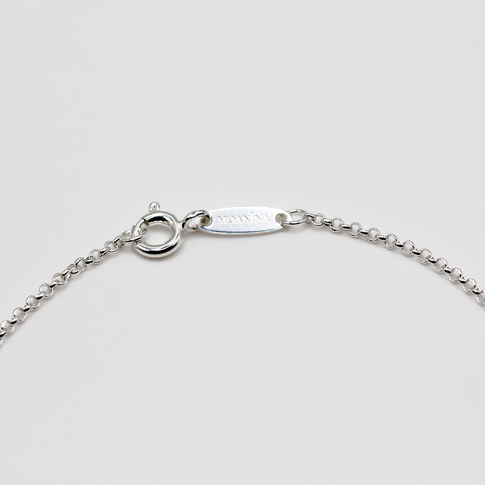 Halskette aus recyceltem Silber