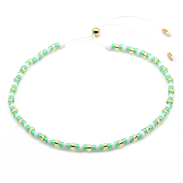 Sommer Perlenarmbänder Set Türkis