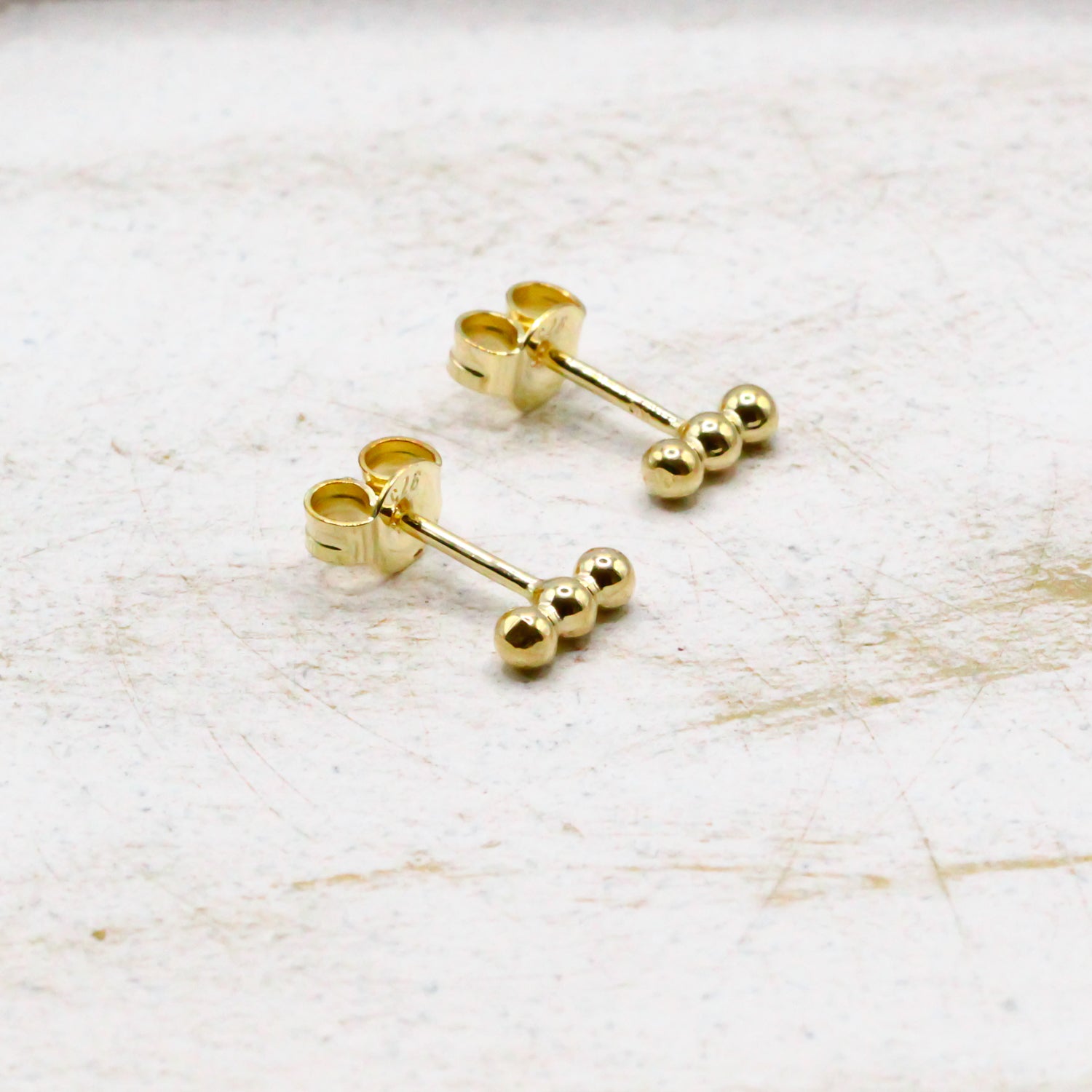 Ohrstecker Kugeln Gold