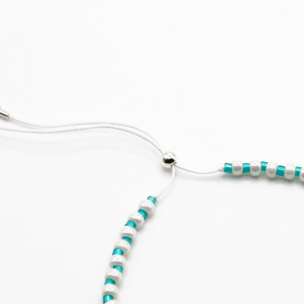 verstellbares perlenarmband