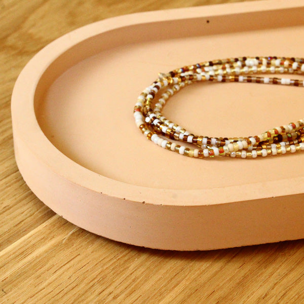 Schmucktablett terracotta