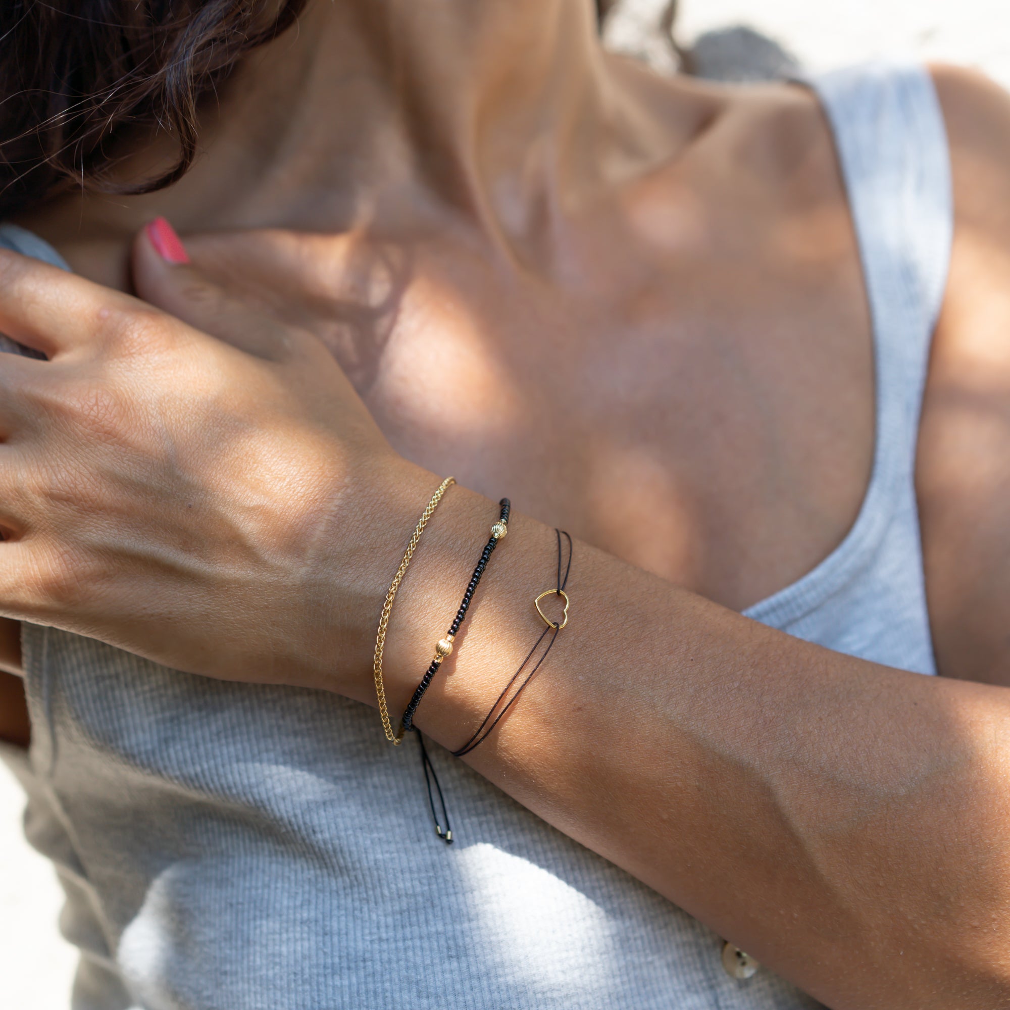 Armband Set schwarz