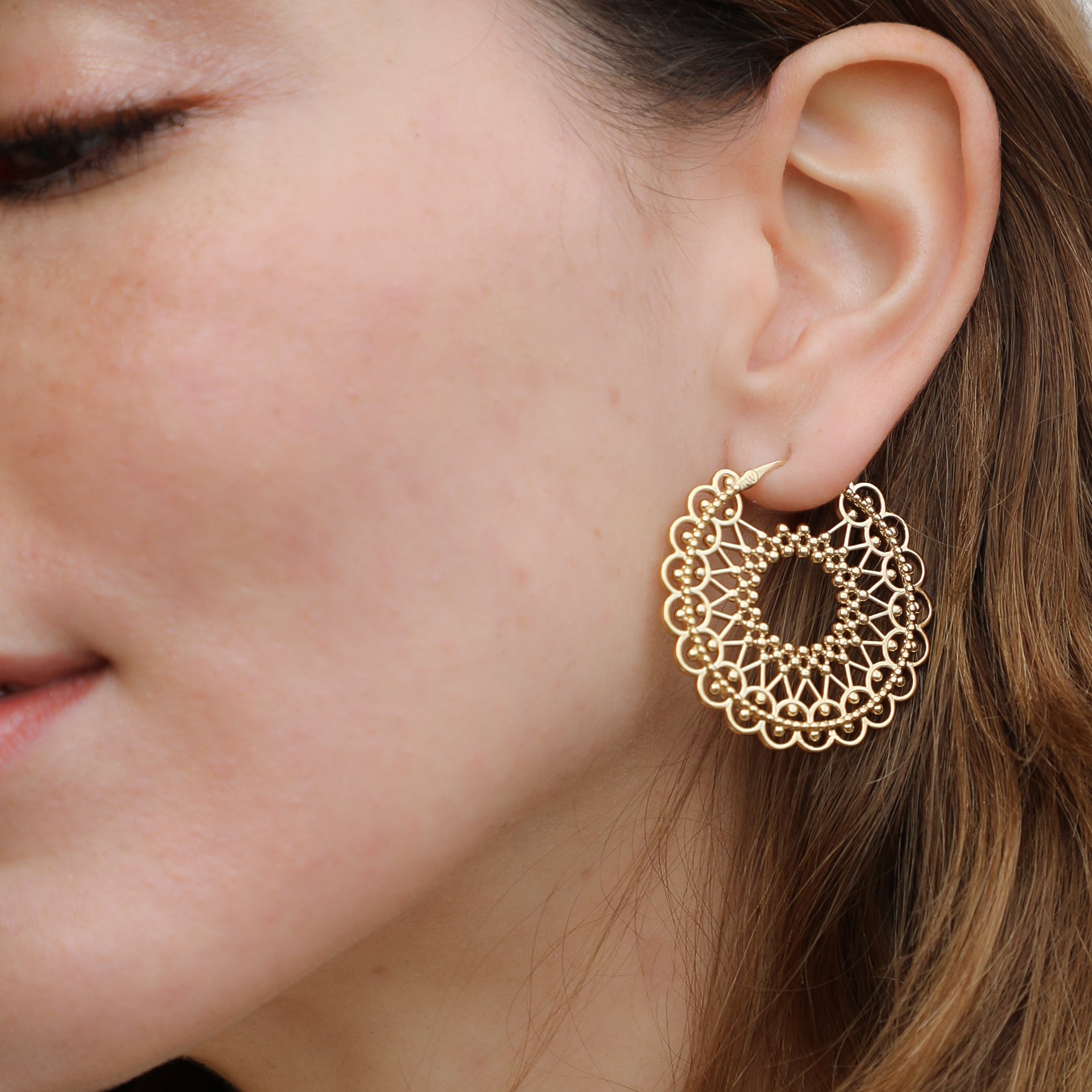 boho ohrringe gold