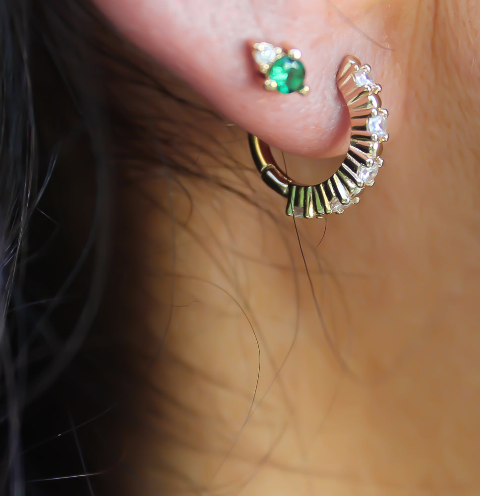 Wasserfeste Ohrringe Gold