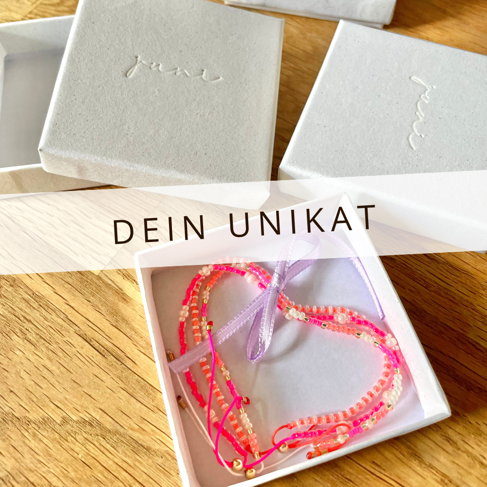 handgemachtes perlenarmband