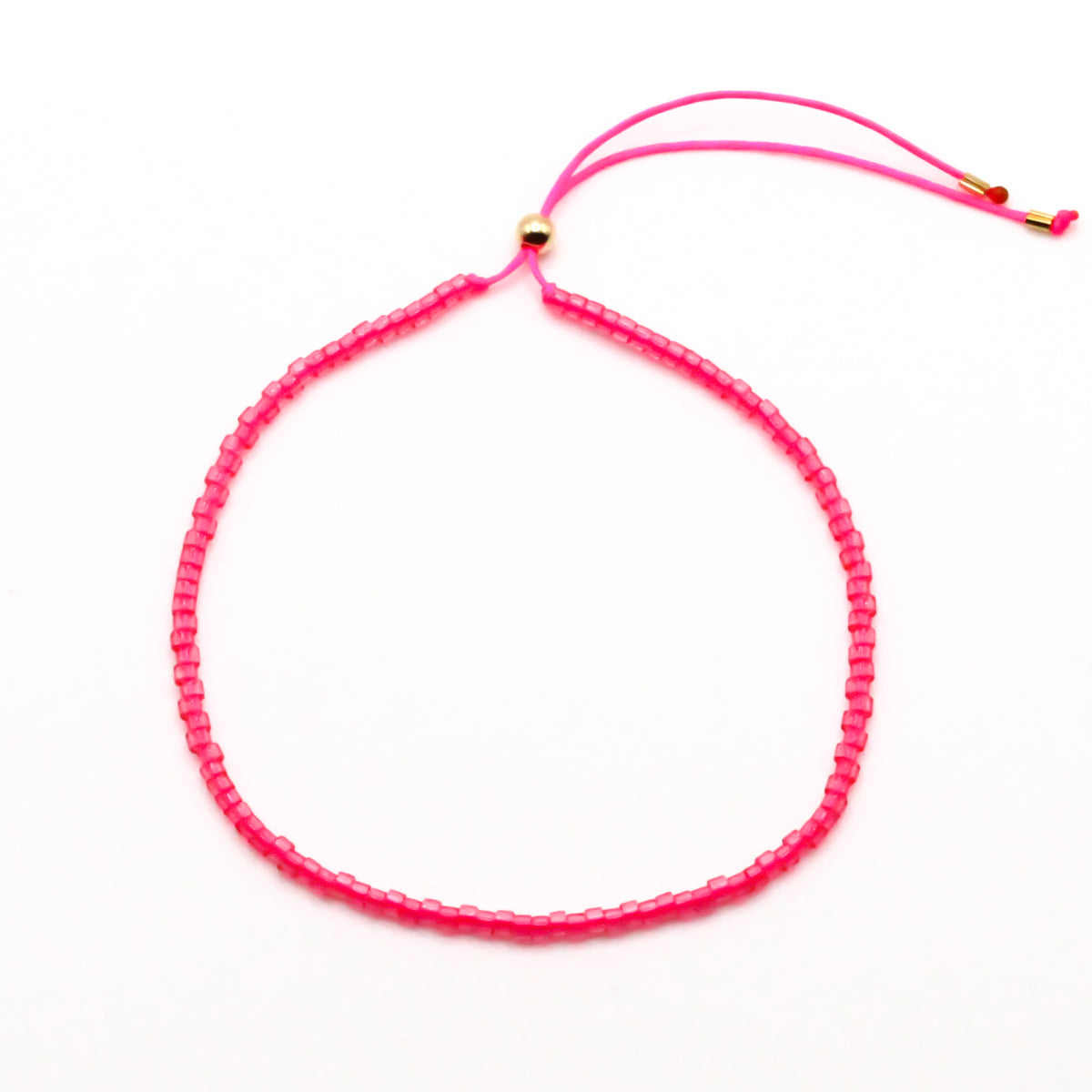 zartes damen armabnd neon pink